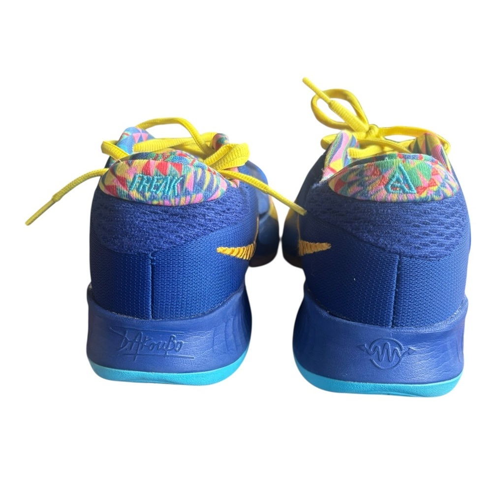 [DV3017-400] Kids Unisex Nike ZOOM FREAK 6Y SE GS 'KALEIDOSCOPE' Blue Yellow - Picture 4 of 8